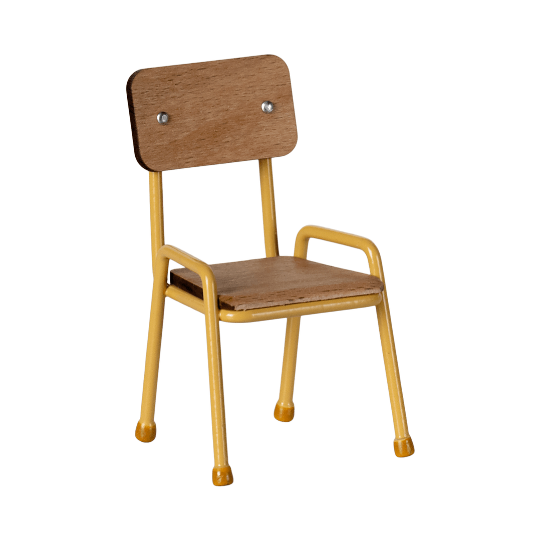 Maileg Chair, Mouse - Yellow Dollhouses and Access. Maileg