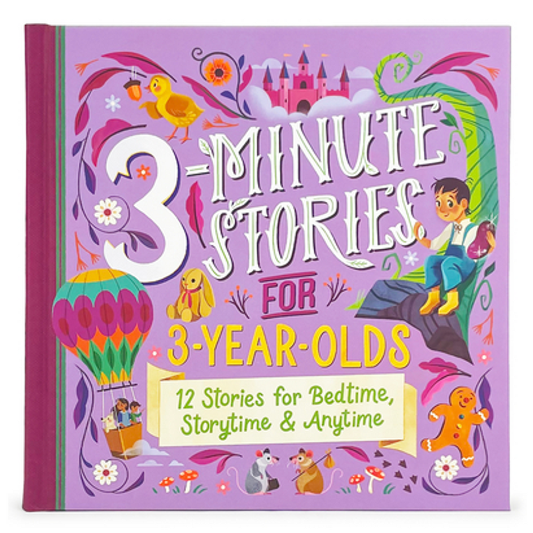 3 Minute Stories for 3-Year-Olds Books Cottage Door Press   