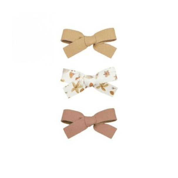Lou Lou & Company Leather 3 Pack Bow Clips