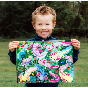 eeBoo Axolotl Puzzle 20pc Puzzles & Mazes eeBoo