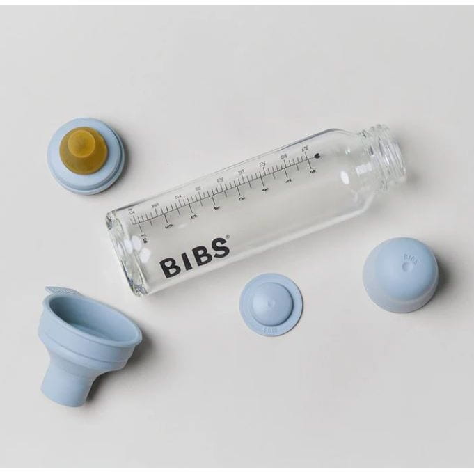 BIBS Baby 225ml Glass Bottle Set Bottles & Sippies BIBS USA