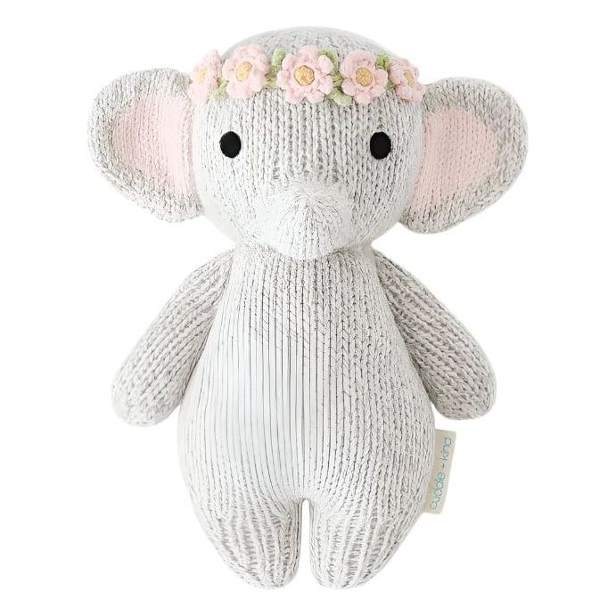 Cuddle + Kind Baby Elephant - Blush Floral Baby Animal Collection Cuddle + Kind