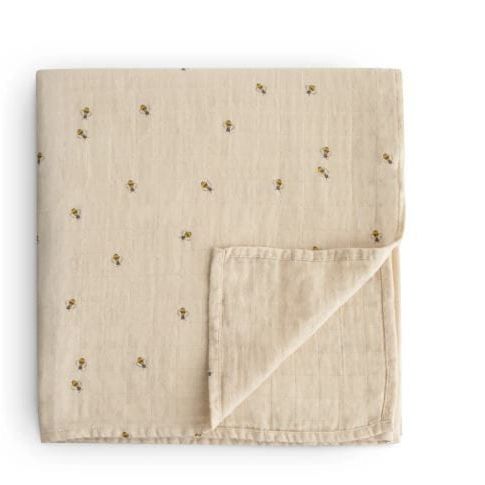 Mushie Muslin Swaddle Blanket