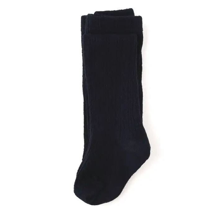 Little Stocking Co. - Black Cable Knit Tights Tights Little Stocking Co.