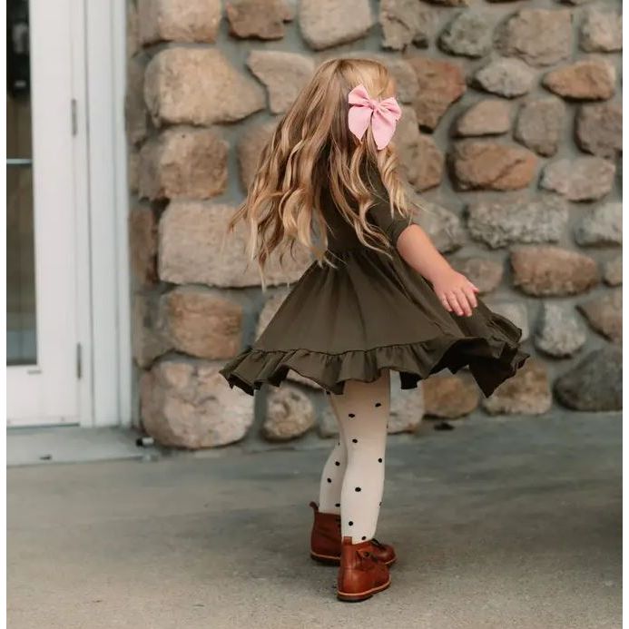 Little Stocking Co. - Vanilla Dot Knit Tights Tights Little Stocking Co.
