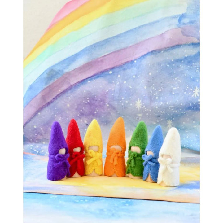 Tara Treasures Waldorf Colors of the Week Peg Dolls Set Wooden Toys Tara Treasures