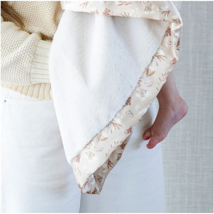 Saranoni Satin Border Mini Blankets Swaddles & Blankets Saranoni Flora