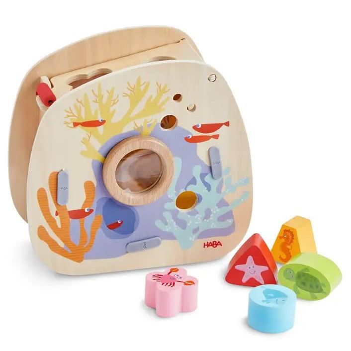 Haba Underwater World Wooden Shape Sorter Toddler And Pretend Play Haba