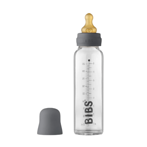 BIBS Baby 225ml Glass Bottle Set Bottles & Sippies BIBS USA Iron