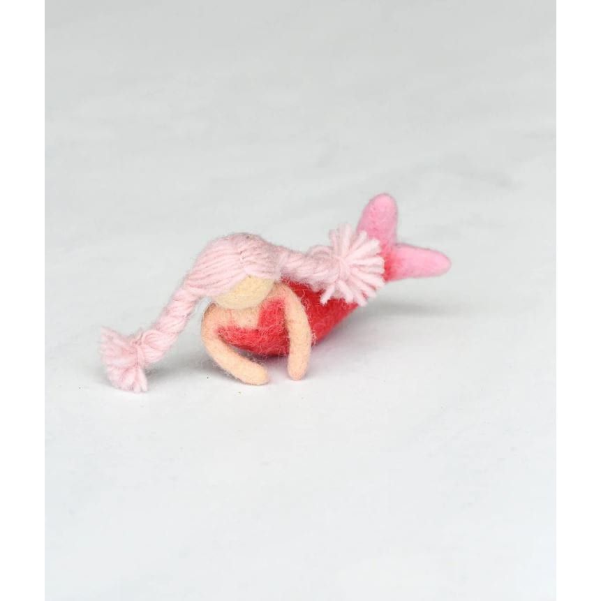 Tara Treasures Felt Waldorf Mermaid - Pink Hair Felt Toy Tara Treasures