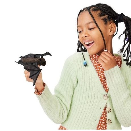 Folkmanis Finger Puppet - Mini Bat Finger Puppet Folkmanis