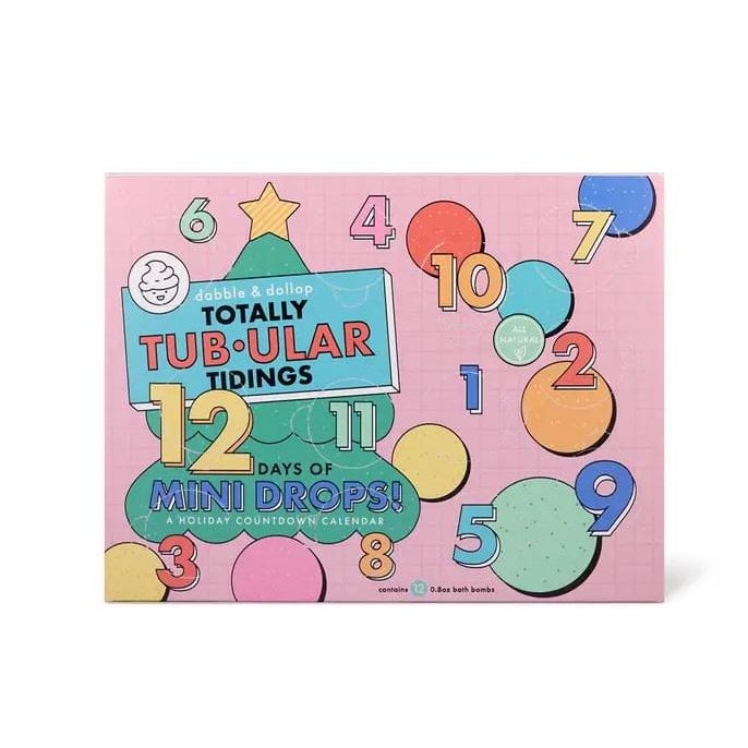Dabble & Dollop 12 Days of Mini Bath Bombs Countdown Calendar Bath Time Dabble & Dollop