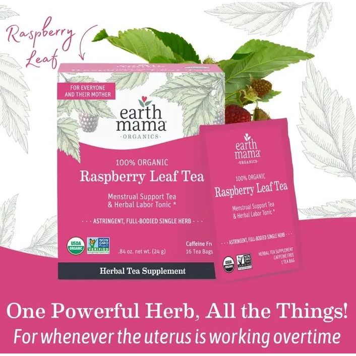 Earth Mama Raspberry Leaf Tea Supplements & Remedies Earth Mama Organics