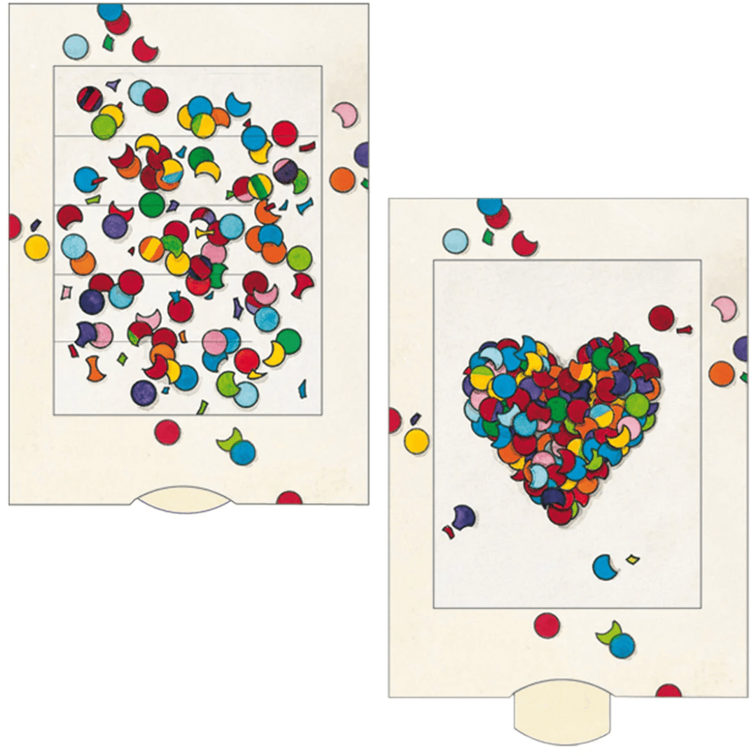 Barenpresse Living Card Confetti Heart Gift Cards Barenpresse