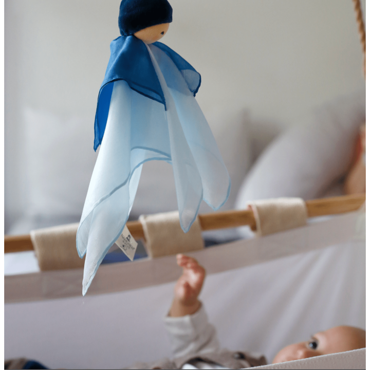 Nanchen Natur Cradle Fairy Blue Dolls Nanchen Natur Dolls