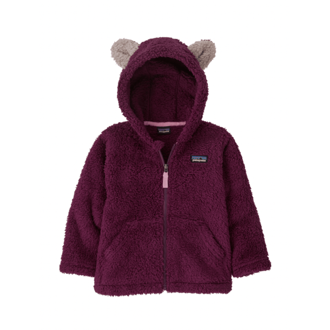 Fall 2023- Patagonia Baby Furry Friends Hoody Jackets Patagonia Night Plum 0-6M 