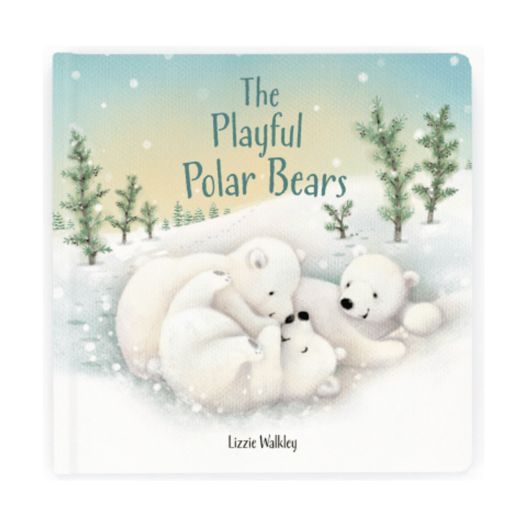 Jellycat The Playful Polar Bears Book Holiday Jellycat   