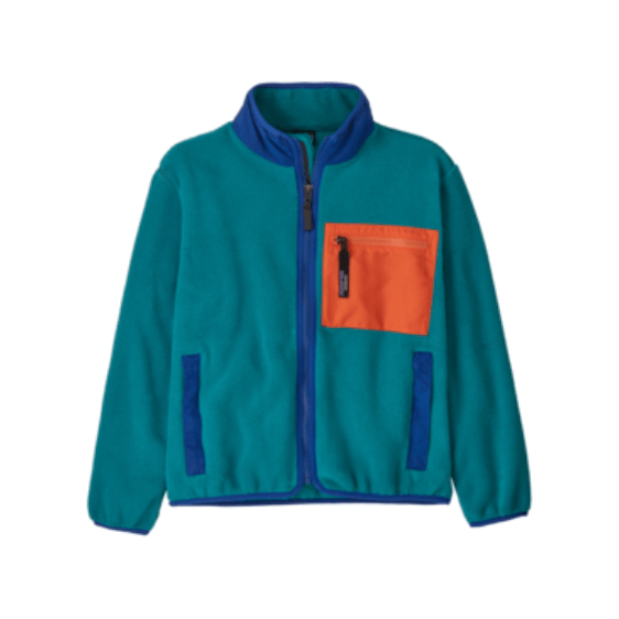 Fall 2023 Patagonia Kids Synchilla® Fleece Jacket Childrens Jacket Patagonia Belay Blue Large 