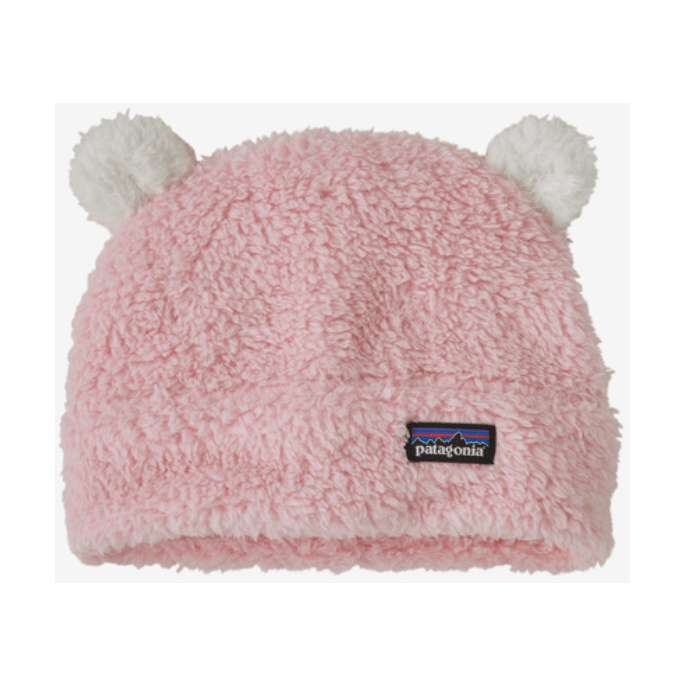 Fall 2023 Patagonia Baby Furry Friends Hat Baby & Toddler Hats Patagonia Peaceful Pink 12m 