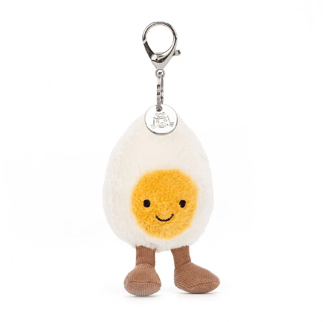 Jellycat Amuseable Happy Boiled Egg Bag Charm key chain Jellycat   