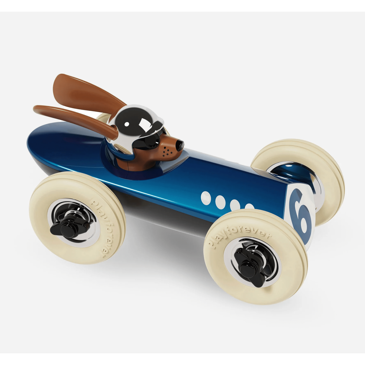 Playforever Rufus Blue Toy Car - The Natural Baby Co