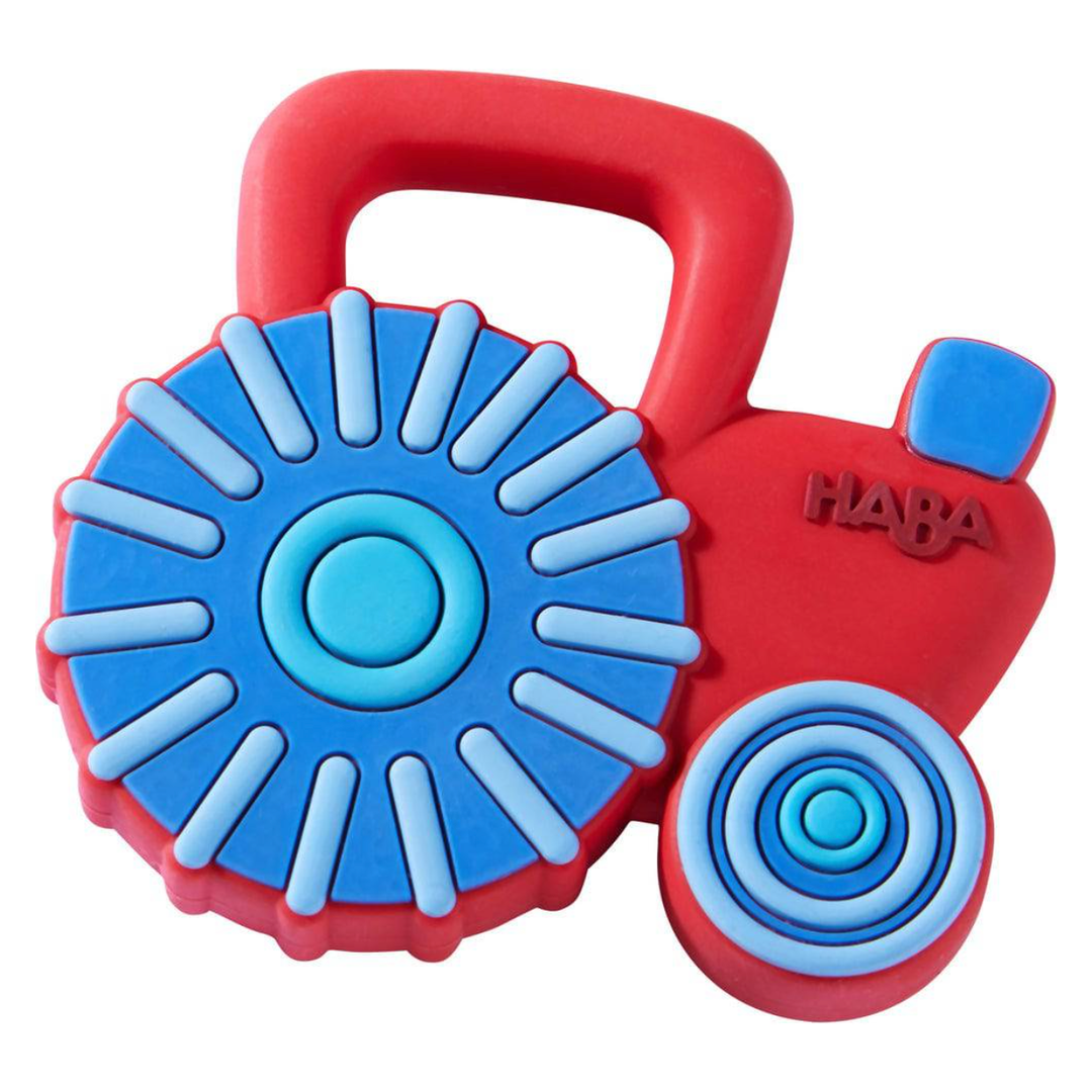 Haba Tractor Silicone Teether Baby Toys Haba