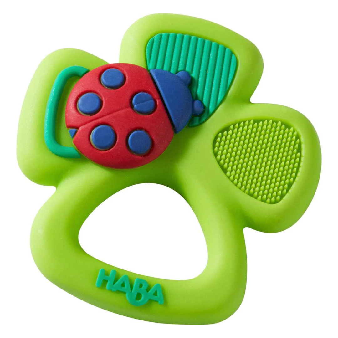 Haba Shamrock Silicone Teether Baby Toys Haba