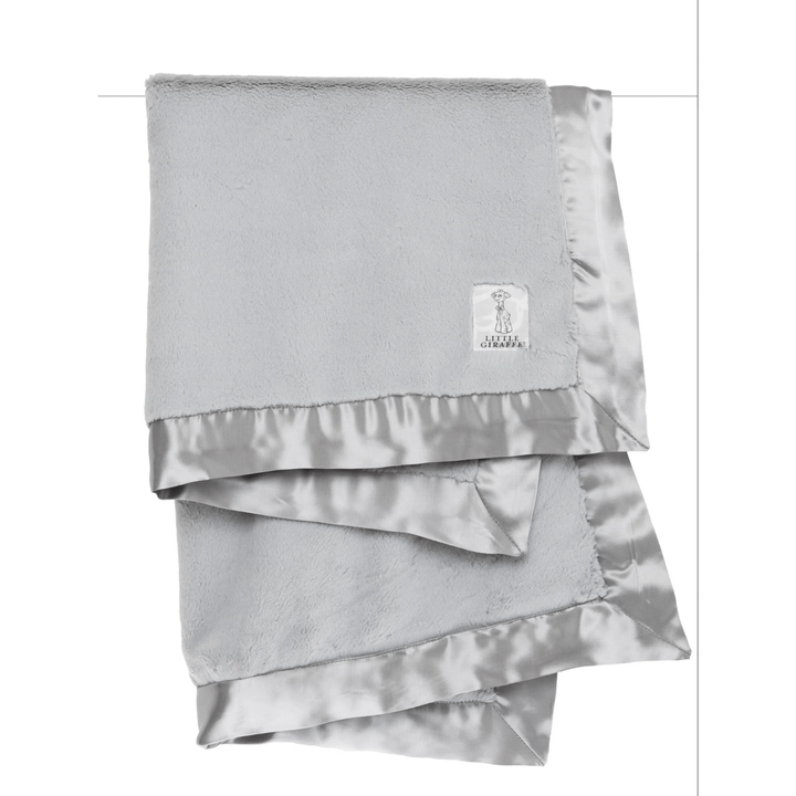 Little Giraffe Luxe Baby Blanket Swaddles & Blankets Little Giraffe Silver