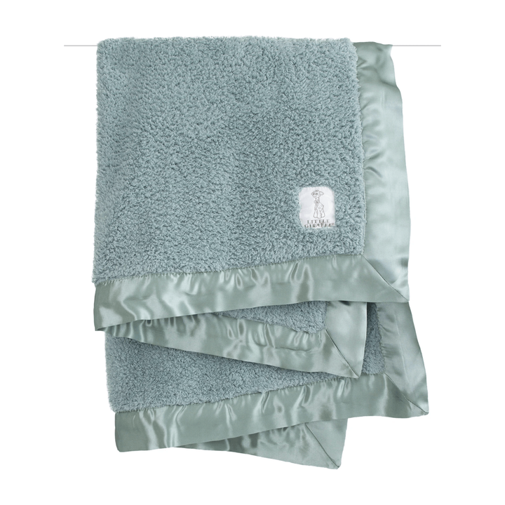 Little Giraffe Chenille Baby Blanket Swaddles & Blankets Little Giraffe Sage