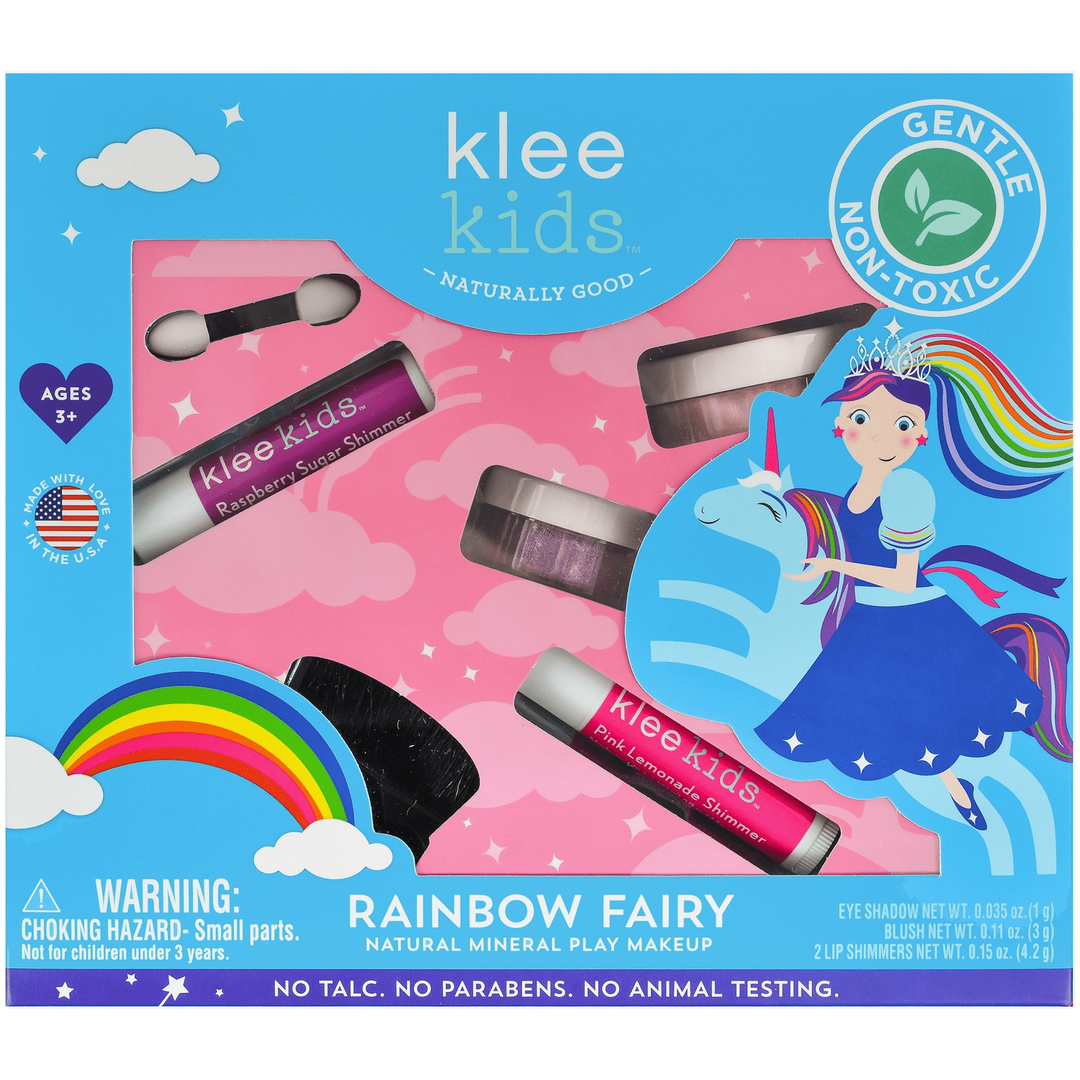 Klee Naturals Mineral Play Makeup Kit- Rainbow Fairy Natural Toiletries Klee Naturals