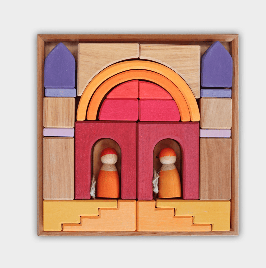 Grimm's Building World Desert Sand Wooden Toys Grimm's   