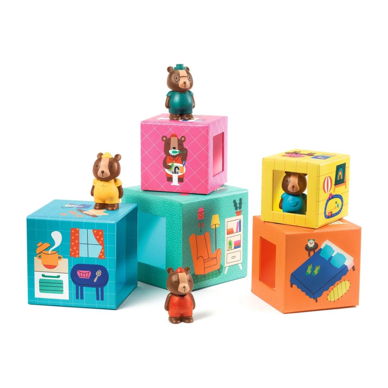 Djeco Blocks & Towers Topanihouse - The Natural Baby Co – The