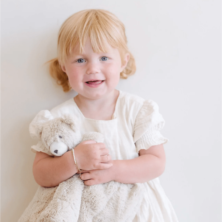 Saranoni Stuffed Animal Lovey- Bear baby lovey Saranoni