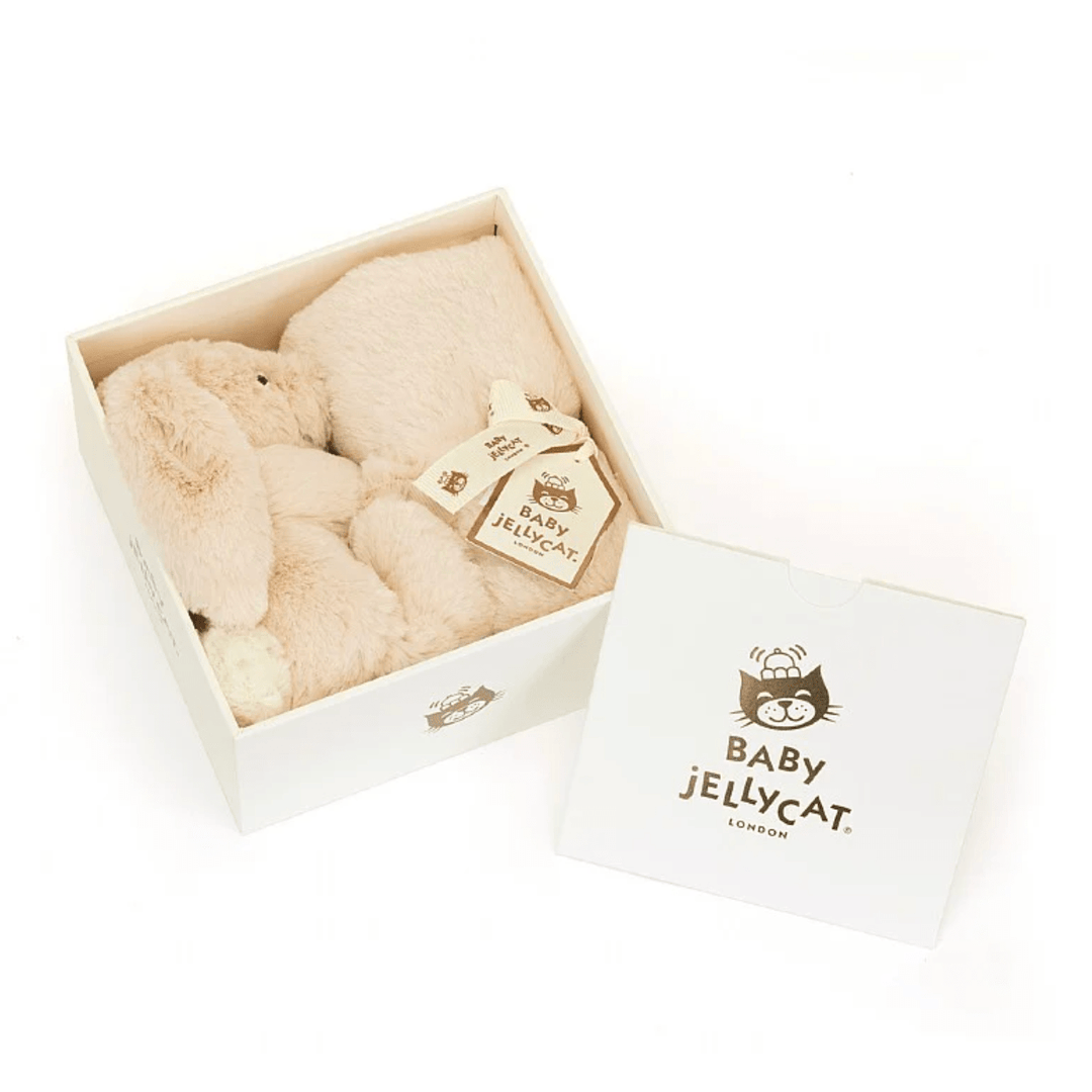 Jellycat Bashful Luxe Bunny Willow Soother Gift Box Baby Jellycat Jellycat   
