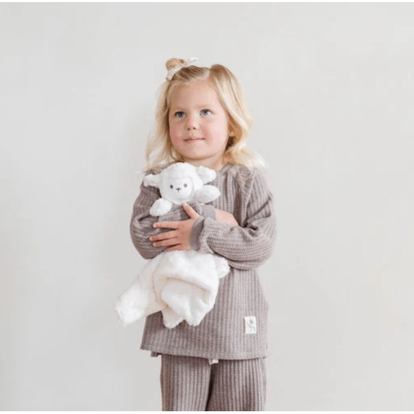 Saranoni Stuffed Animal Lovey- Lamb baby lovey Saranoni
