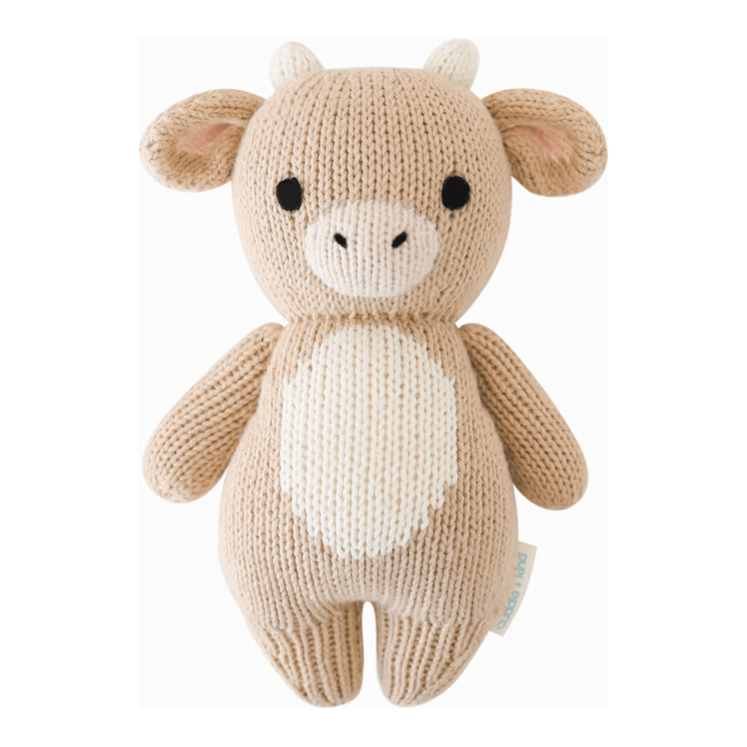 Cuddle + Kind Baby Cow- Jersey Baby Animal Collection Cuddle + Kind