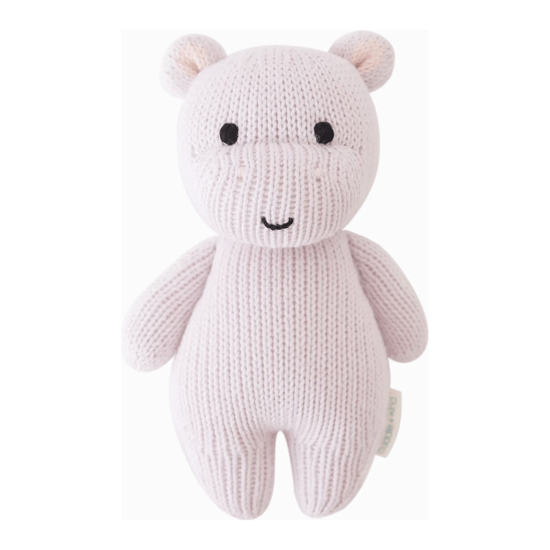 Cuddle + Kind Baby Hippo, Lavender Baby Animal Collection Cuddle + Kind