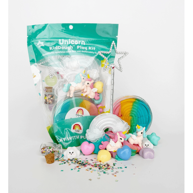Earth Grown KidDough Play Kit- Unicorn Clay/Dough EGKD