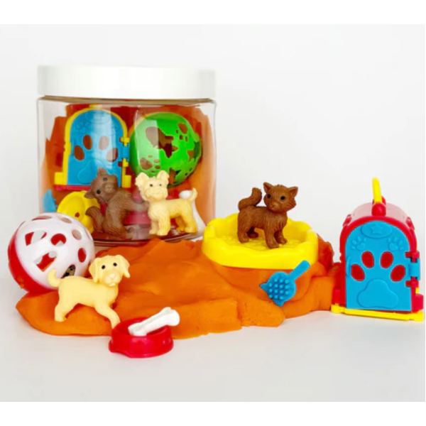 Earth Grown KidDough Dough-To-Go- Puppies & Kitties Clay/Dough EGKD