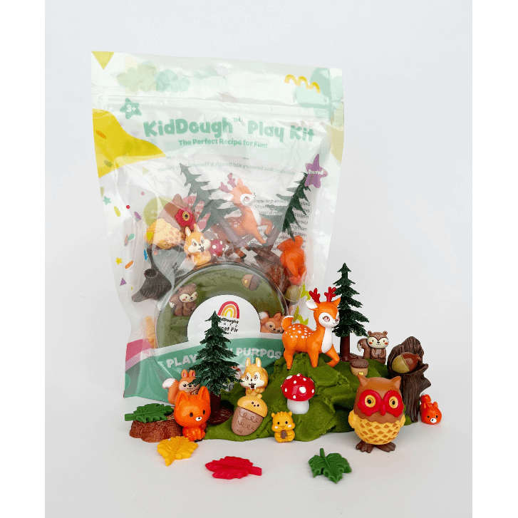 Earth Grown KidDough Play Kit- Forest Friends Clay/Dough EGKD