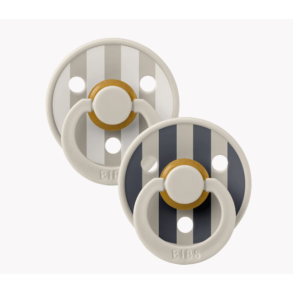 BIBS USA STUDIO Colour 2 Pack Block - Sand Mix Pacifiers and Teething BIBS USA