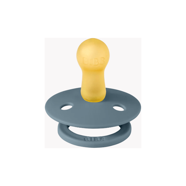 BIBS Colour Pacifier 4 Pack- Petrol/ Sage/ Baby Blue/ Iron Pacifiers and Teething BIBS USA