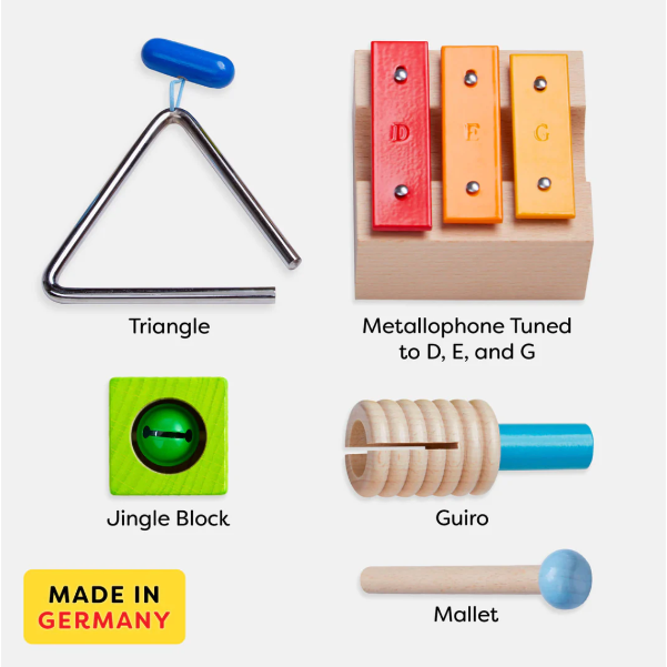 Haba Musical Sounds, Musical Joy Play Set Musical Toys Haba