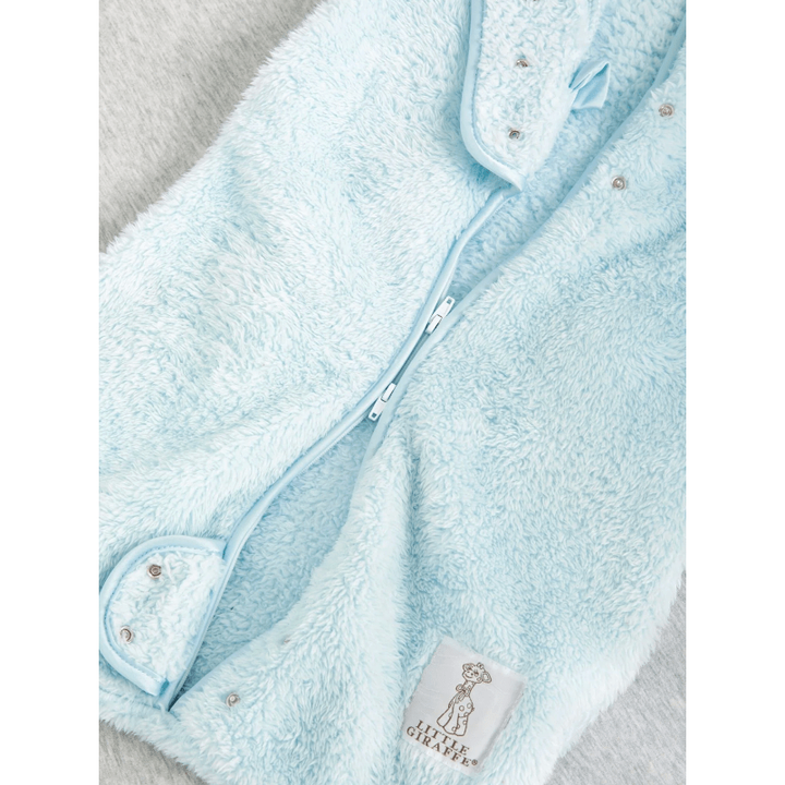 Little Giraffe Stretch Chenille Dreamsack- Blue Swaddles & Blankets Little Giraffe