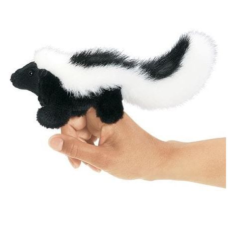 Folkmanis Finger Puppet - Mini Skunk Finger Puppet Folkmanis