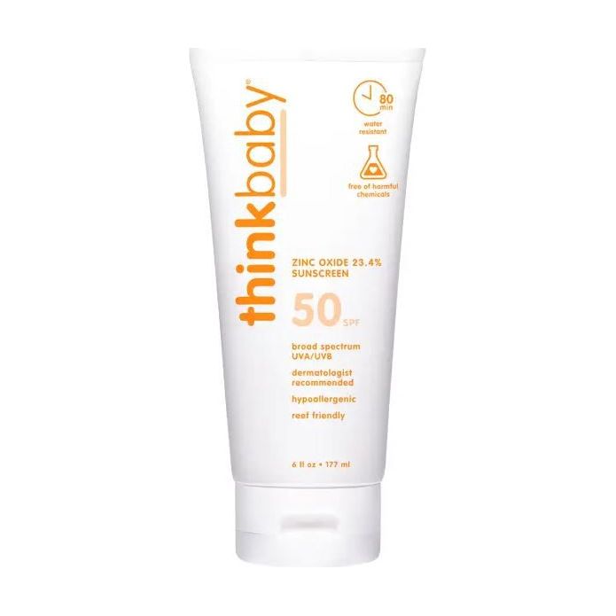 Thinkbaby Sunscreen SPF50 6 oz. Sun & Insect Protection ThinkBaby