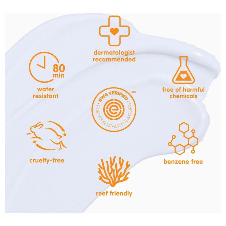 Thinkbaby Sport Spf 50 Clear Zinc Sunscreen (6oz), Ewg Verified Sun & Insect Protection ThinkBaby