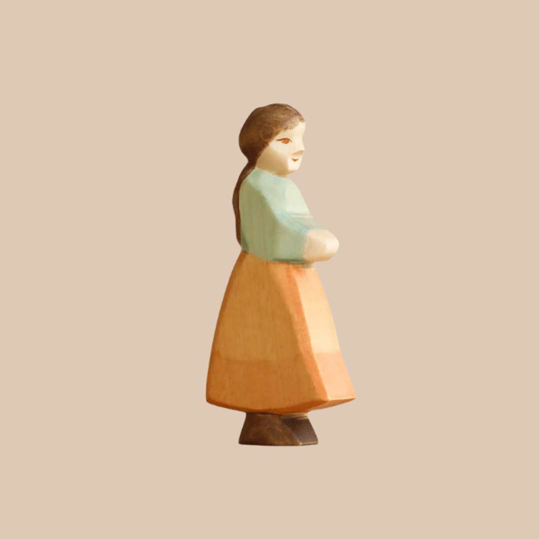 HolzWald Goose Girl Wooden Toys HolzWald