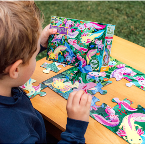 eeBoo Axolotl Puzzle 20pc Puzzles & Mazes eeBoo