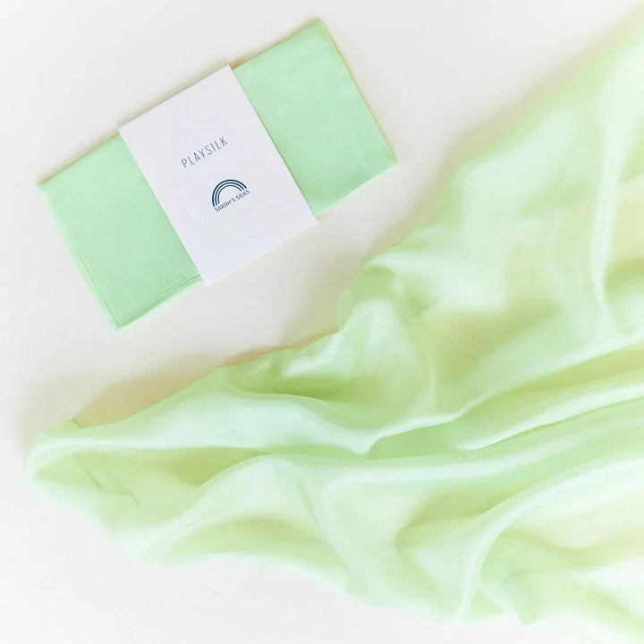 Sarah's Silks Playsilks Toddler And Pretend Play Sarah's Silks Lime